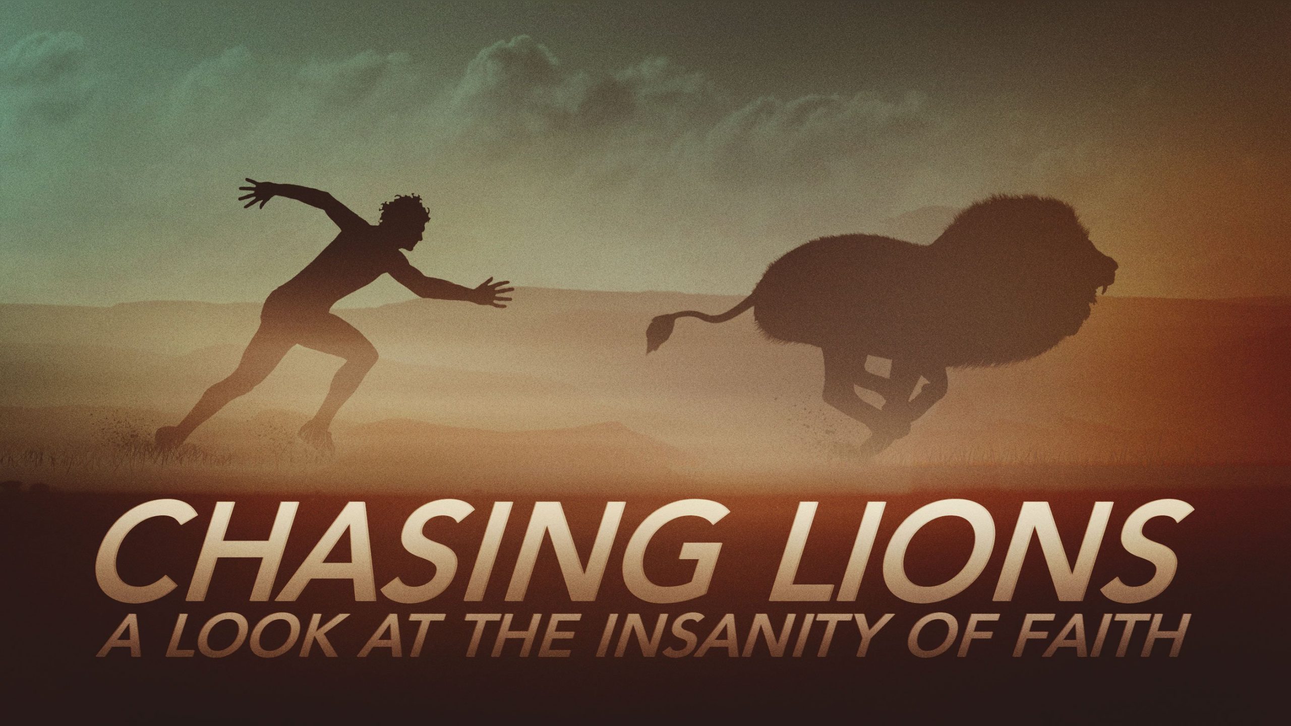 Chasing a lion into a cave