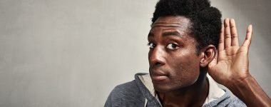 Listening,black,man.