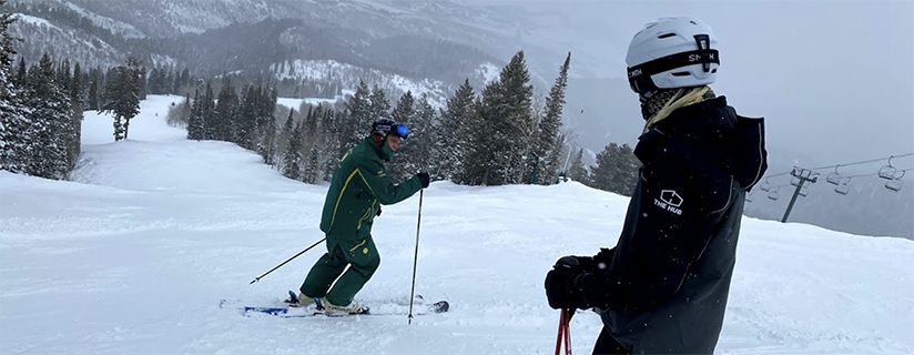 skiing