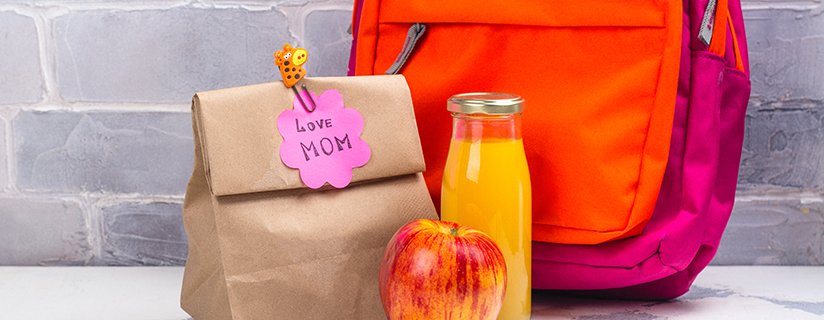 school,lunch,box,and,pink,backpack,on,white,background