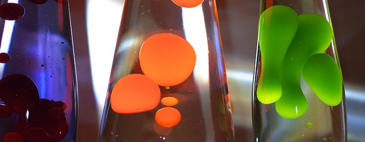 colourful,lava,lamps,next,to,and,behind,each,other