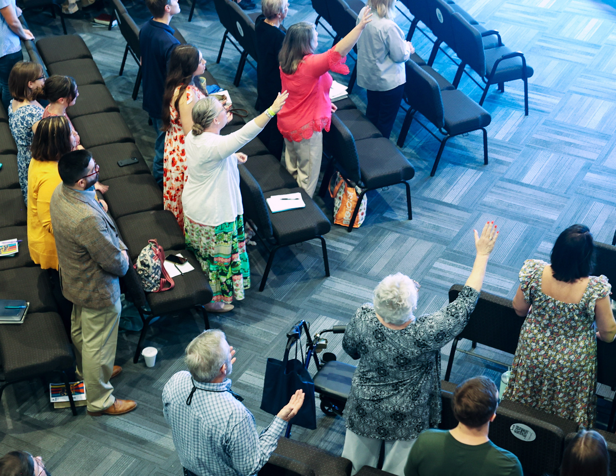 worshiping